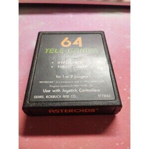 Asteroids for Atari 2600. Tested & Works. Vintage 1981. Sears Text Label.
